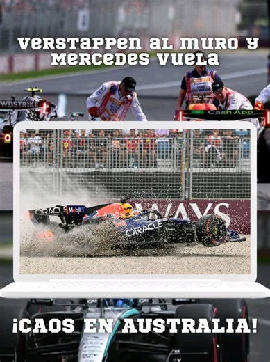 CAOS EN AUSTRALIA! Verstappen al muro, Mercedes vuela y #fernandoalonso con un coche inconducible La #F1 ha estallado en Melbourne y la Qualy para la carrera tiene a Mercedes de líder y a un Hadjar peleando gracias al 3er puesto Max 🇳🇱 comenzará desde el fondo y Fernando Alonso 🇪🇸 desde el puesto 17 ¿Mercedes dominará la carrera? ¿Remontará Verstappen? ¿El Nano hará un milagro, camino a la 33? En horas el primer GP del año #DeportesEnTikTok #formula1 #verstappen @Ignavm
