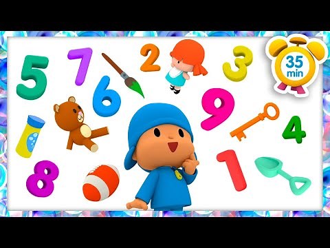 🎩 Números e palavras mágicas | POCOYO PORTUGUÊS BRASIL | [30 min] Desenhos animados para crianças