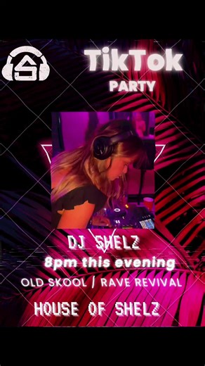 8PM TONIGHT 🚨 If you love old skool bangers & proper rave vibes, be there 🎧🔥 LIVE on TikTok — let’s light it up 🔥🎇 @houseofshelz #LIVEFest2025 #djshelz #oldskool #houseofshelz