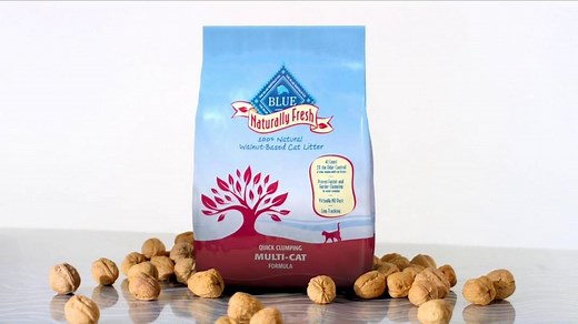 Blue Naturally Fresh Cat Litter TV Commercial For Cat Litter Made From Walnuts