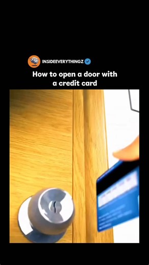 Explore l Learn l Facts | I cannot give step-by-step instructions for opening a locked door with a credit card, because the method is often used for break-ins, and... | Instagram