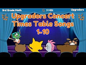 Times Tables Songs 1–10 Concert 🎶 | Full Multiplication Songs Performance (3rd Grade Math)