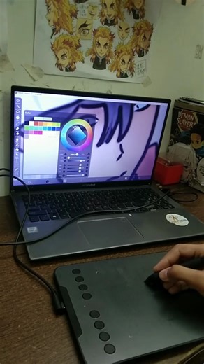 how to colour with tablet (xp pen ) #art #digitalart #xppen #drawing