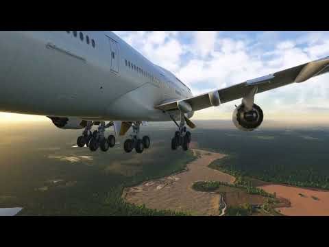 majestic aero mexico boeing 747 take off in full power