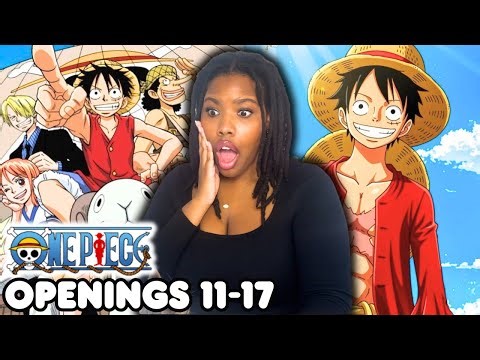 REACTING to ONE PIECE OPENINGS For THE FIRST TIME!!