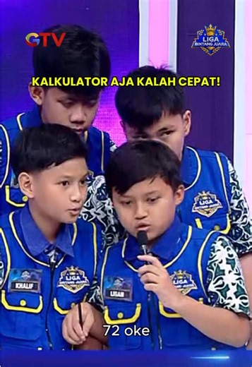 Cari tau selengkapnya di episode 9 Sabtu ini! LIGA BINTANG JUARA⭐️ KHUSUS MINGGU INI TAYANG : 🗓️Sabtu, 10 Oktober | 19.00 WIB 📺Hanya di GTV #LigaBintangJuaraGTV #MyFamilyTime #GTV #anakpintar