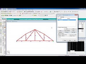 STAAD Pro Tutorials - Analysis & Design of Steel Truss Type-3 ( Day 34)