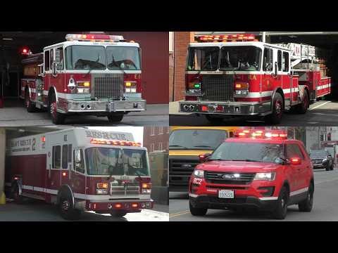 San Francisco Fire Department Responding (Compilation)