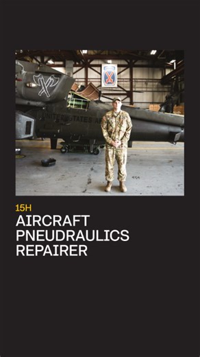 Technical precision. Soaring confidence. Our Aircraft Pneudraulics Repairers (15H) inspect, repair, and maintain some of the most important systems on Army helicopters — including landing gear, rudders, and brakes. Link in comments! | U.S. Army