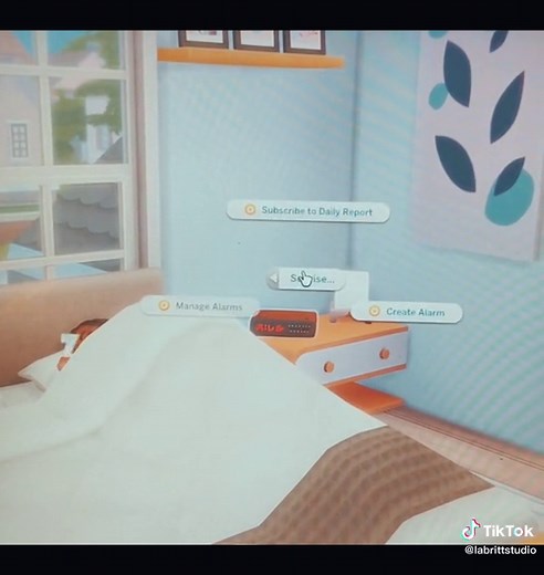Lot51 Sunrise Alarm Clock Mod for The Sims 4