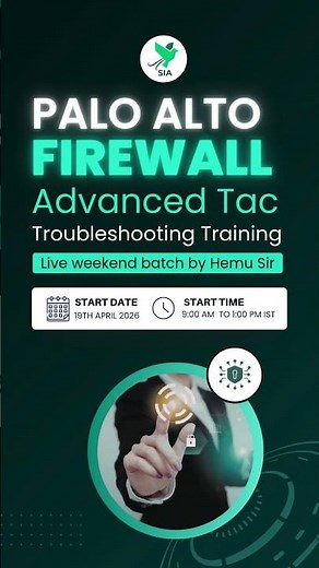 Palo Alto Firewall Advanced Tac Troubleshooting Live Batch By Hemu Sir | Enroll Now