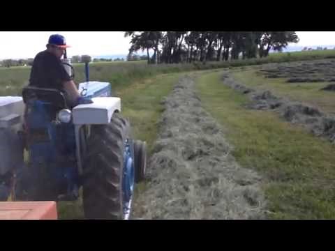 Ford 5000 Baling Hay