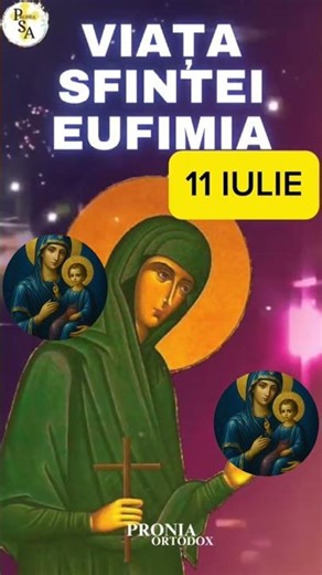 Holy Great Martyr Euphemia, who appeared to Saint Paisios the Athonite! 🙏❤️