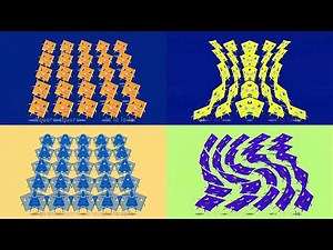 Square Shape Song Intro Logo Multiscreen