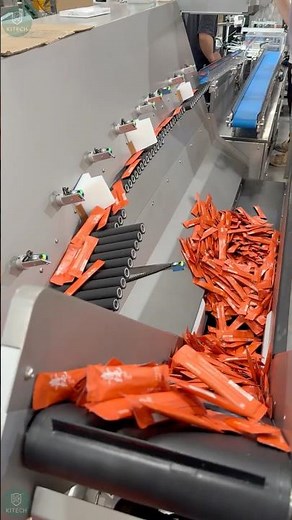 automatic stick pack arranging line