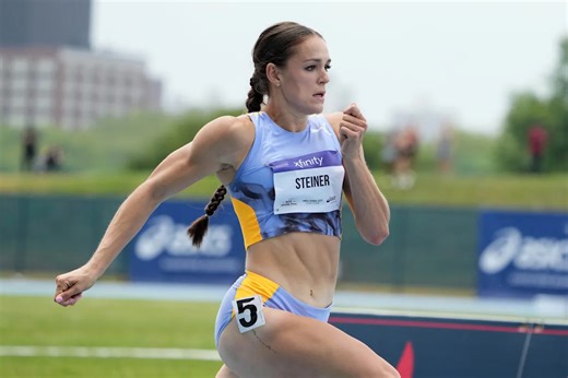 Abby Steiner pauses track career to heal from surgeries, pursue master's degree