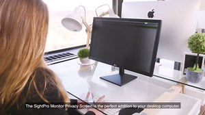 24 Inch 16:10 Computer Privacy Screen Filter for Monitor - Privacy Shield and Anti-Glare Protector