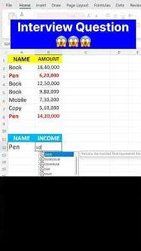 DMAX Formula in Excel | MAX Formula in Excel | Large Formula in Excel #shorts