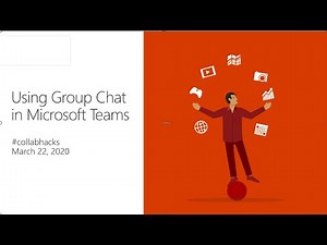 Using Group Chat in Microsoft Teams