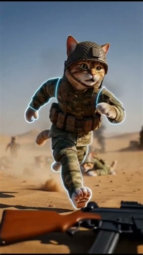 Heroic Cat Soldier: Captured, Rescued & Reunited with Family | 3D Cinematic Phosphoric Story #cat