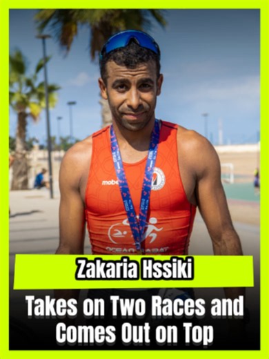 Zakaria Hssiki's Double Race: Triathlon & Aquathlon in 30 Mins