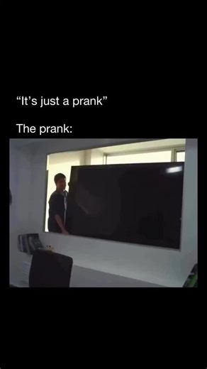 Future on Instagram: "Follow (us) @_the_time_travelers for more funny memes! ✅ 😂 In a bold marketing move, LG orchestrated the “Apocalypse Prank” to demonstrate the stunning realism of their Ultra HD TVs. They cleverly replaced a window with their TV in a mock job interview setting, displaying an incredibly lifelike city skyline image. Suddenly, an illusion of a meteor plummeting to Earth appeared on the “window,” creating a realistic apocalyptic scenario."