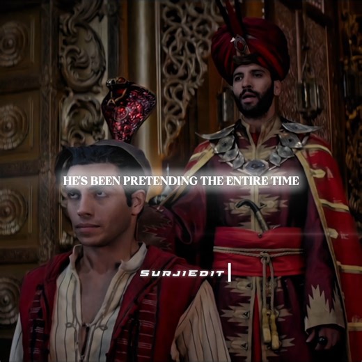 "As You Wish Master" - Aladdin Movie edit | Song : EMIN & JONY - Камин (Kamin) (Slowed) #aladdin