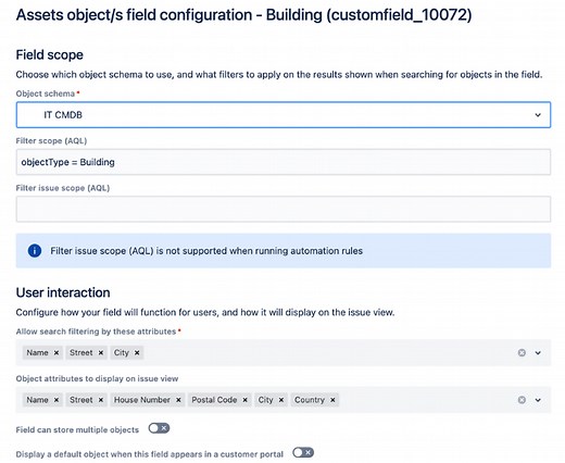 Using Cascading Fields with Forms and Assets