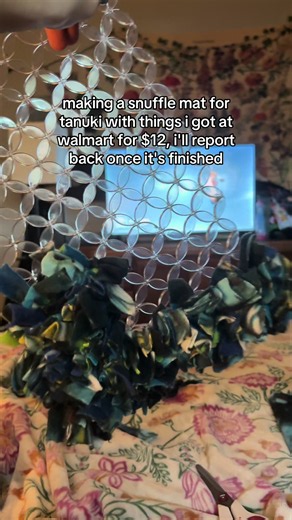 Make a Snuffle Mat for Your Pet Tanuki