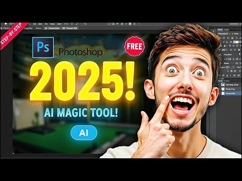Adobe Photoshop Beta 2025 FREE! | Full Installation | Generative Fill Tutorial | (Step-by-Step)