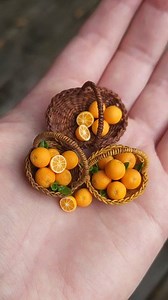 989K views · 18K reactions | Making miniature polymer clay oranges  . . . . #polymerclaytutorial #miniature #miniaturefood #polymerclayfood #oranges | Moon Lighting | Facebook