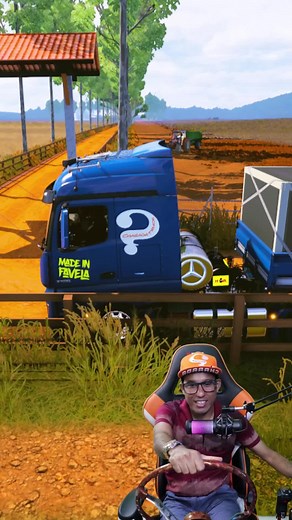 Manobras em Euro Truck Simulator 2: Entradas de Fazenda