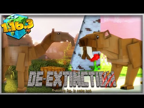 DE-EXTINCTION 1.16.3: ANIMAIS PRÉ-HISTÓRICOS! - TUTORIAL MINECRAFT MOD 199# (PT BR)