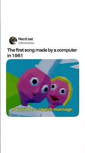 The first song made by a computer