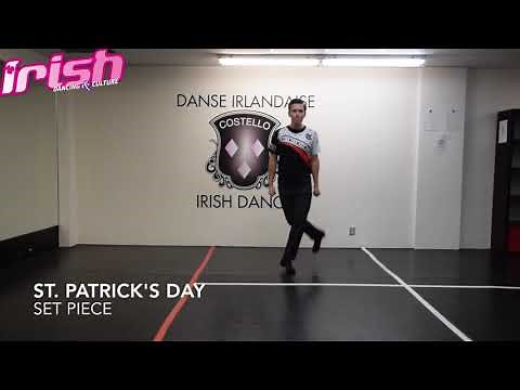 IRISH DANCE - a "HOW TO" on the St. Patrick's Day trad set dance - Grade Exams Level 4 - Part 1