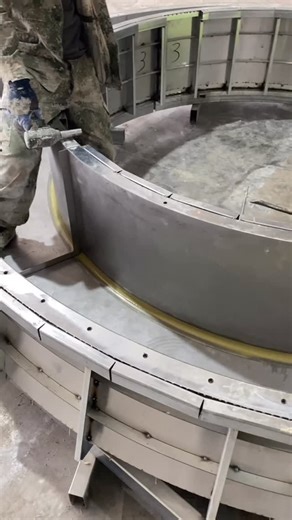 Stephen Ouyang on Instagram: "How Do They Make Giant Concrete Benches? #landscape #concrete #bench #pots #planter"