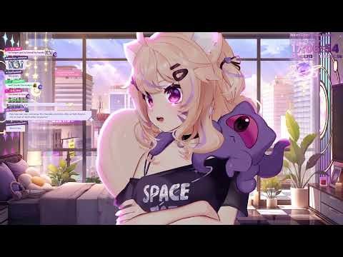 SPACE CAT SUBATHON DAY 2 - SATISFACTORY AND COOKING