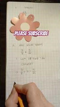 Funky Friday Fractions #maths #tutorial #exam #mathematics #math #mathstricks #number #numbers