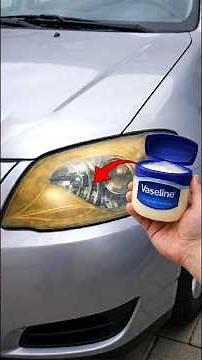 Not everyone knows this secret! Mix Toothpaste with Vaseline😱Tips to make headlights shine like new