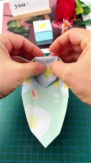 Simple and practical double-layer drawer box, handmade origami tutorial, creator center, creativ