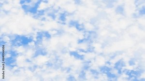 flying through into the clouds animation available seamless looping