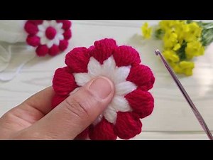 How to Make a Puff Flower Crochet | Step-by-Step Tutorial