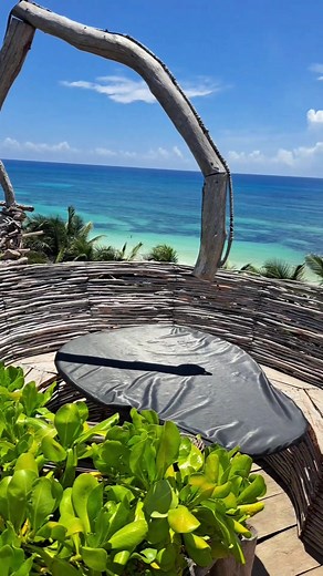 Tulum Beach Front Jungle Treehouse exclusive Hotel and Spa Private 306° nests with an amazing view. Amazing beach and great food Kanan is one of a kind hotel for your #destinationwedding or #elopement adventure @Kanan Tulum #tulum #tulummexico