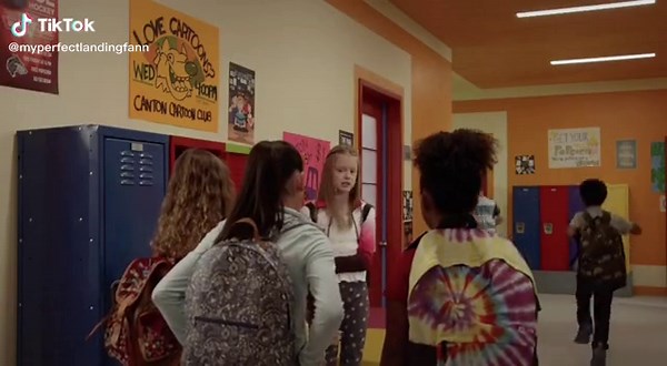another blooper😂 Do you remember this scene?🤍 with @ajanaestephenson @morgan.wigle.gymnast @natasha.zaborski and franny #myperfectlanding