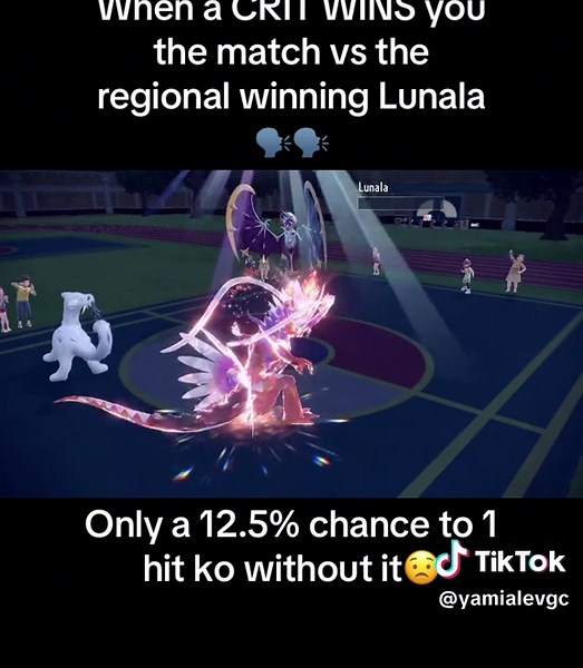 Epic Pokémon Battle: Unlikely Victory with a Crit Hit