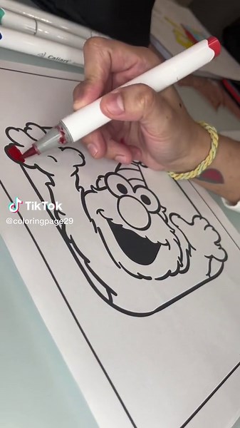 #coloring #dibujos #elmo #colorear #ReadySetLift