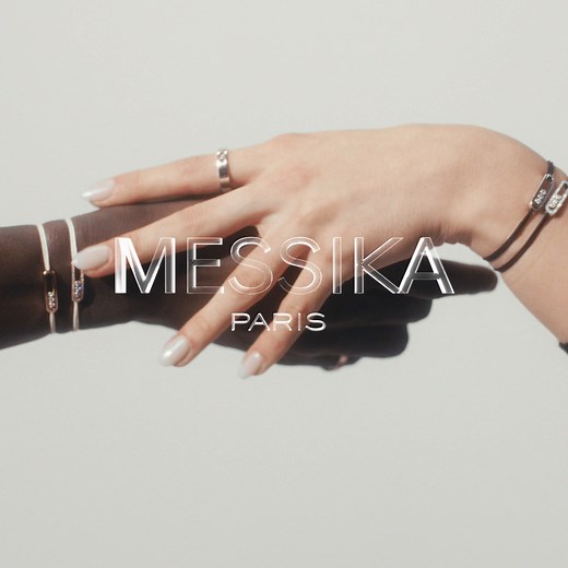 Timeless yet contemporary... Discover the new Messika cord bracelet with its trio of moving diamonds, a symbol of lightness and sensuality. #MessikaCARES #MessikaCharityProject #FondationValérieMessika | Messika