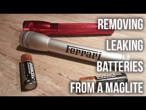How to Remove Leaking Batteries from a Maglite