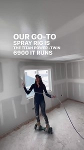 1.1M views · 10K reactions | Getting the job done quick with Titan Paint Sprayers !! | Those Drywall Chicks | Facebook
