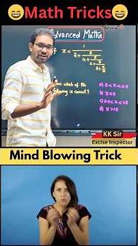 Unbelievable Math Trick 🤯 | Maths Shortcut for Competitive Exams | Mind Blowing Concept #yt #shorts